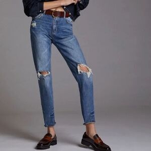 Anthro Pilcro and The Letterpress The Heritage Boyfriend Jeans, Size 28/6
